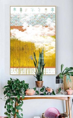 File tranh in trần File bộ tranh treo hiện đại HD72951 (ảnh gốc siêu nét)