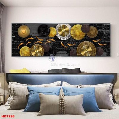 File gốc File tranh bộ hiện đại HD7298 (chuẩn màu) cho in offset