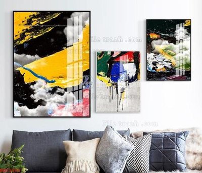 Tải file File bộ tranh treo hiện đại HD72990 (PSD) cho in ấn quảng cáo