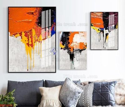 File tranh File bộ tranh treo hiện đại HD73005 (ảnh gốc) in trần xuyên sáng