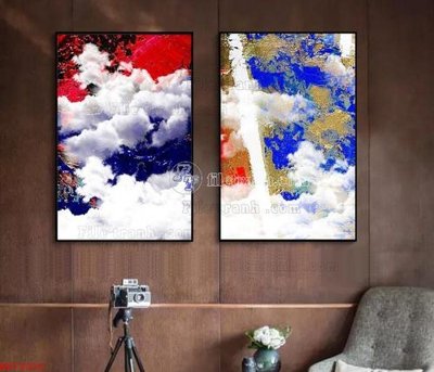 File tranh File bộ tranh treo hiện đại HD73010 (bản gốc) treo quán cafe