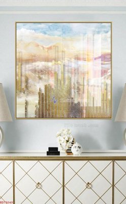File tranh in mica File bộ tranh treo hiện đại HD73049 (độ phân giải cao)