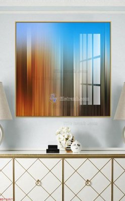 File gốc File bộ tranh treo hiện đại HD73057 (in lụa) hoa văn cổ điển