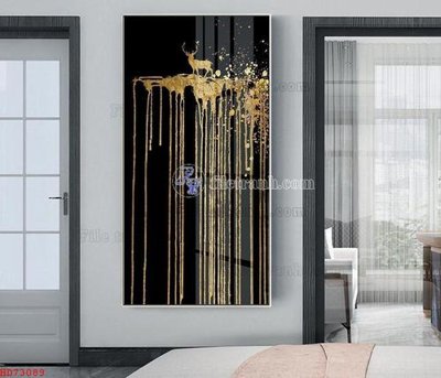 File tranh trang trí File bộ tranh treo hiện đại HD73089 (file gốc)