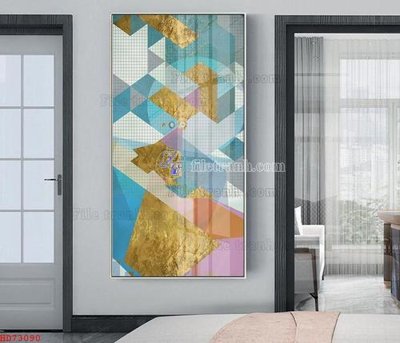 File gốc File bộ tranh treo hiện đại HD73090 (in mica) làm quà tặng