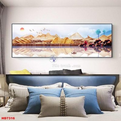Tải file File tranh bộ hiện đại HD7316 (gốc) làm tranh treo tường