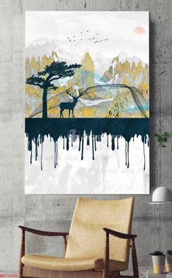 Tải file File bộ tranh treo hiện đại HD73306 (gốc) in ấn ngay lập tức