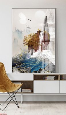 File in trần File bộ tranh treo hiện đại HD73330 (bản gốc) bầu trời