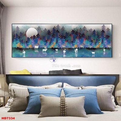 Mua file ảnh gốc File tranh bộ hiện đại HD7334 (chất lượng cao)