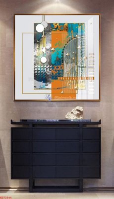 File gốc File bộ tranh treo hiện đại HD73344 (in tráng gương) ốp tường