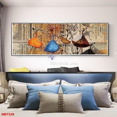 File in ấn File tranh bộ hiện đại HD7335 (bản gốc) chất lượng cao