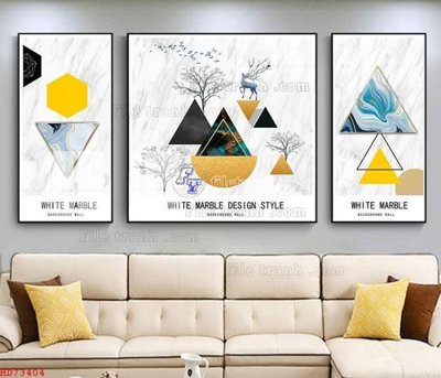 Tải file File bộ tranh treo hiện đại HD73404 (ảnh gốc) in gạch men