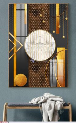 File tranh File bộ tranh treo hiện đại HD73437 (gốc) phong cách tối giản