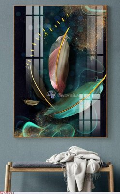 File tranh File bộ tranh treo hiện đại HD73501 (gốc) in vải canvas