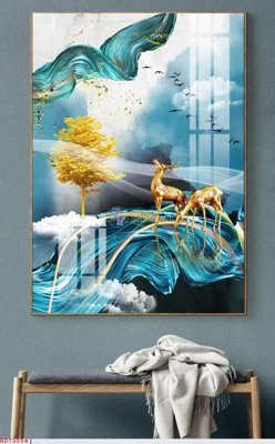 File PSD File bộ tranh treo hiện đại HD73554 (bản gốc) cho nhà in