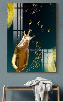 Ảnh gốc File bộ tranh treo hiện đại HD73557 (độ nét cao) in tráng gương