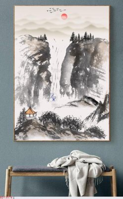 File gốc File bộ tranh treo hiện đại HD73576 (in mica) cắt laser