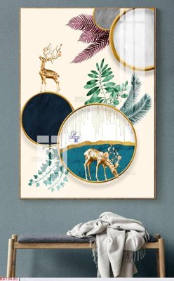 File gốc File bộ tranh treo hiện đại HD73620 (in 3D) cho trang trí