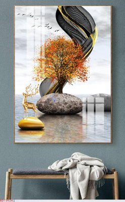 File gốc File bộ tranh treo hiện đại HD73624 (cho in ấn) độc quyền