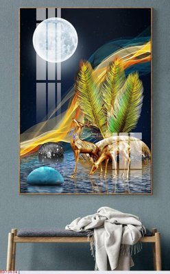 File gốc File bộ tranh treo hiện đại HD73634 (phong cách) cổ điển