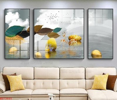 Download file gốc File bộ tranh treo hiện đại HD73660 (in mica) logo