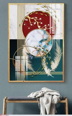 File tranh File bộ tranh treo hiện đại HD73734 (bản gốc) treo quán cafe