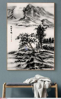 Ảnh gốc File bộ tranh treo hiện đại HD73761 (siêu chi tiết) để in ấn