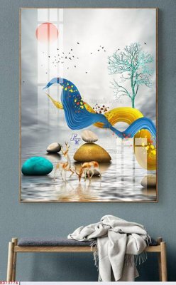 File in ấn File bộ tranh treo hiện đại HD73774 (bản gốc) từ file gốc