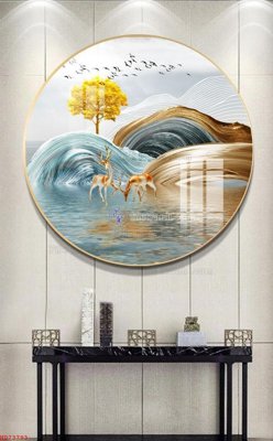 File gốc File bộ tranh treo hiện đại HD73793 (trang trí) cho phòng khách