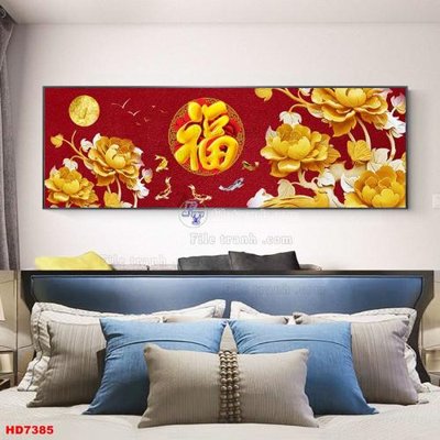 File PSD File tranh bộ hiện đại HD7385 (gốc) cho in quảng cáo