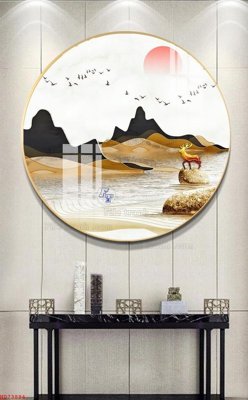 File gốc File bộ tranh treo hiện đại HD73894 (vector) cho in ấn