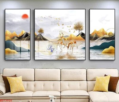 Mua file gốc File bộ tranh treo hiện đại HD73926 (PSD) tại Filetranh.com