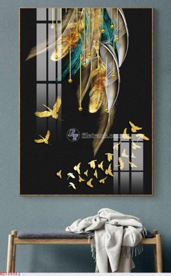 File in ấn chuyên nghiệp File bộ tranh treo hiện đại HD73939 (file gốc)