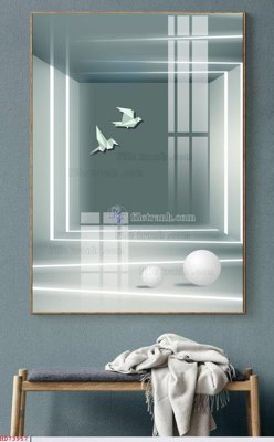 Tải file File bộ tranh treo hiện đại HD73957 (gốc) in nhanh