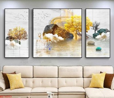 Tải file gốc File bộ tranh treo hiện đại HD74083 (in không vỡ ảnh)