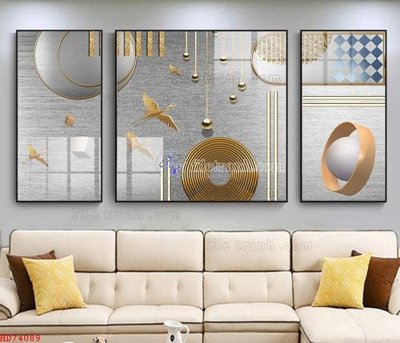 File gốc File bộ tranh treo hiện đại HD74089 (dành cho quảng cáo)