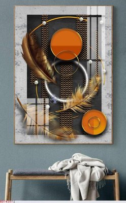 File tranh File bộ tranh treo hiện đại HD74107 (ảnh gốc) in trần nhà