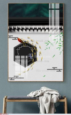 File ảnh File bộ tranh treo hiện đại HD74115 (gốc) in standee