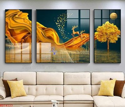 Download file gốc File bộ tranh treo hiện đại HD74123 (dùng cho in ấn)