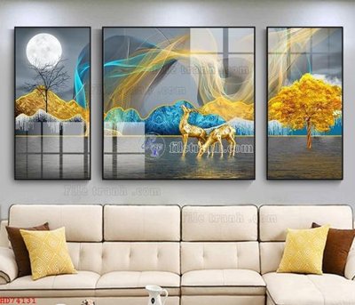 Tải file File bộ tranh treo hiện đại HD74131 (ảnh gốc) in gạch men