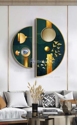 File gốc File bộ tranh treo hiện đại HD74134 (in 3D) nghệ thuật