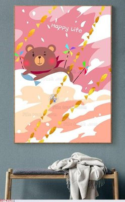 File gốc in ấn File bộ tranh treo hiện đại HD74191 chất lượng vượt trội