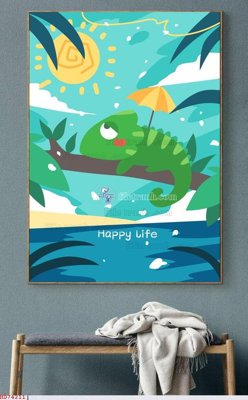 File tranh File bộ tranh treo hiện đại HD74211 (ảnh gốc) in trần nhà