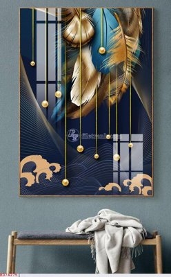 File tranh File bộ tranh treo hiện đại HD74275 (gốc) in vải canvas