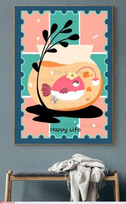 Tải file File bộ tranh treo hiện đại HD74299 (PSD) cho in ấn quảng cáo