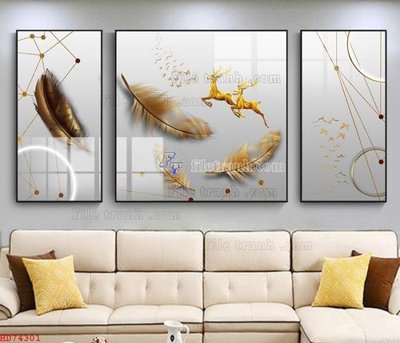 Tải file tranh File bộ tranh treo hiện đại HD74301 (gốc) tại Filetranh.com