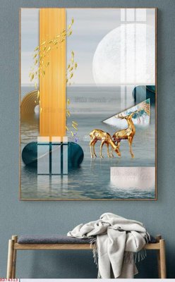 Tải file tranh gốc File bộ tranh treo hiện đại HD74313 chất lượng cao