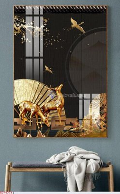 File in ấn chuyên nghiệp File bộ tranh treo hiện đại HD74374 (file gốc)