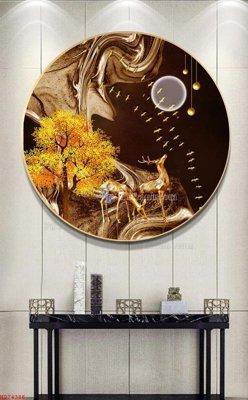 File tranh in mica File bộ tranh treo hiện đại HD74386 (độ phân giải cao)