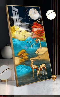 File gốc File bộ tranh treo hiện đại HD74423 (cho in ấn) độc quyền